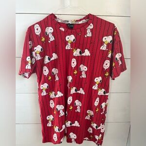 Pull&Bear Red Snoopy Kids T-Shirt